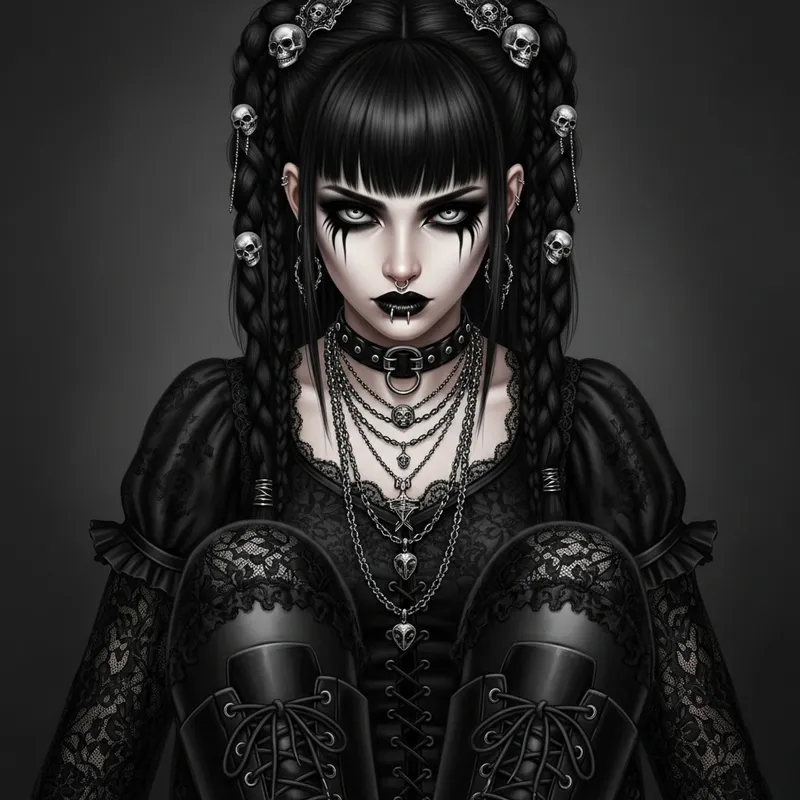 Voraciousmoga Style Goth Girl | Dark Lacey Clothing & More