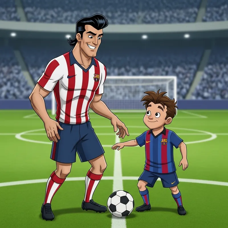 Cristiano Ronaldo vs Messi Pixar Soccer Showdown