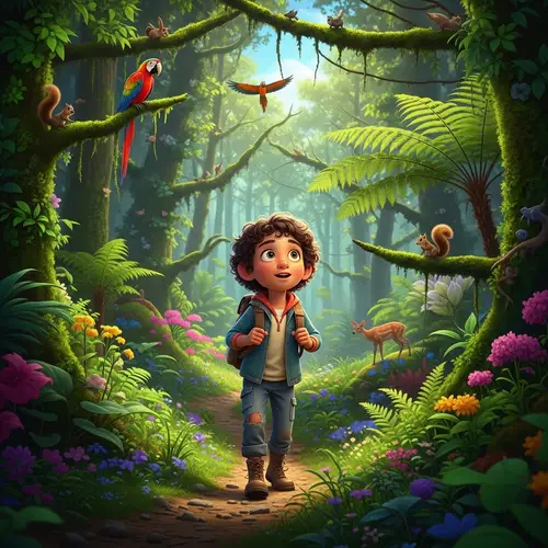 Lush Forest Adventure with Nabi: Discover Nature’s Delights