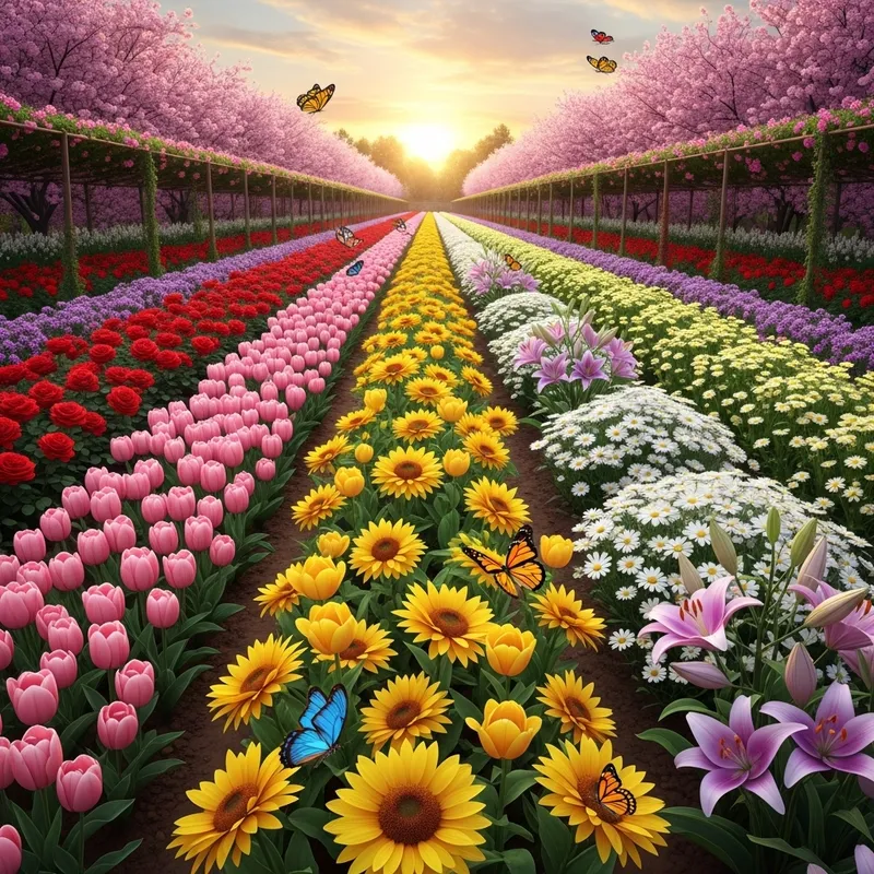 Stunning Garden Flowers in Full Bloom Stunning Garden Flowers in Full Bloom