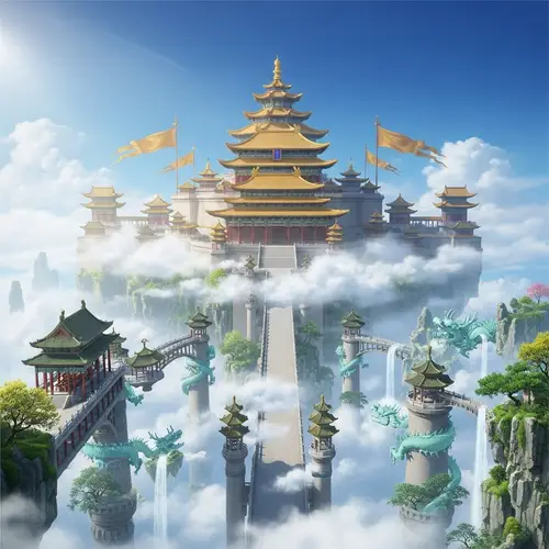 Celestial Palace of Chinese Architecture | Ethereal Beauty