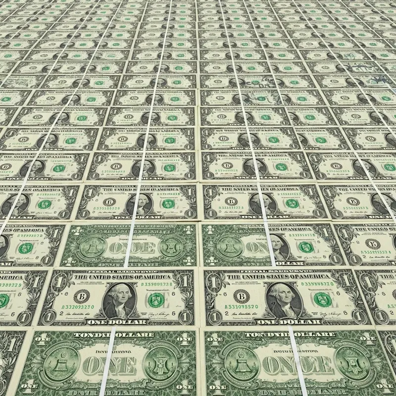 Army of $1,000: A Unique Visual Representation of Dollar Bills Army of $1,000: A Unique Visual Representation of Dollar Bills