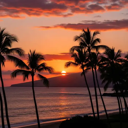 Tranquil Sunset in Hawaii | Exquisite Ocean View