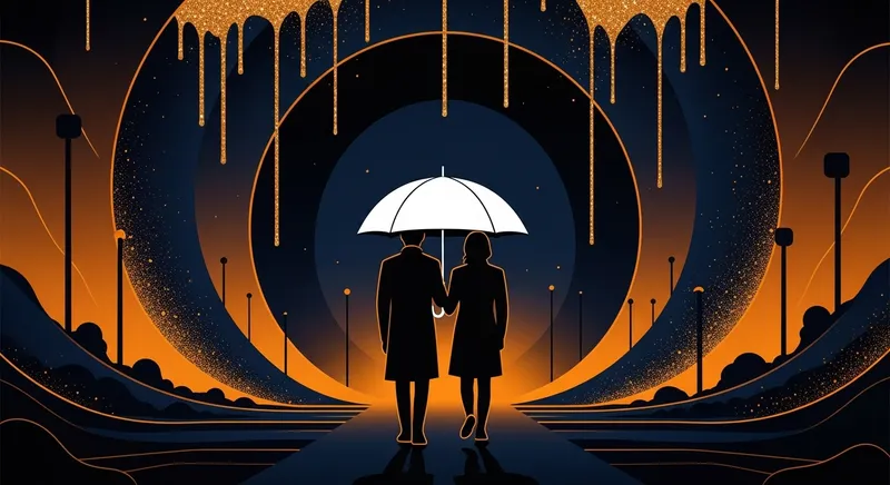 Elegant Minimalist Visual Symphony Artwork