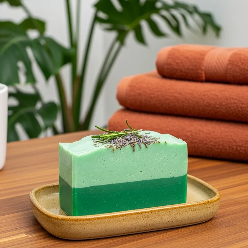 Organic Solid Soap: Lavender & Rosemary Blend