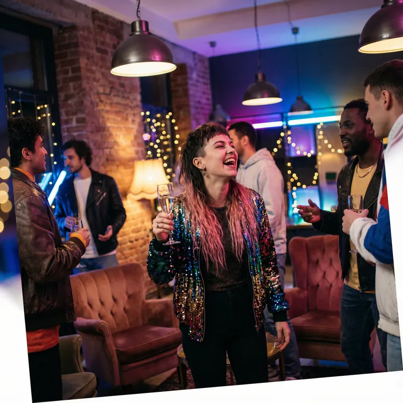 Vibrant Urban Afterparty in Chic Loft