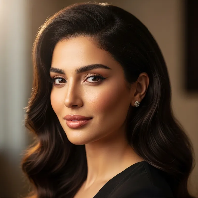 Perfect Hair & Skin: Stunning Woman Shows Confidence in Her 30s Perfect Hair & Skin: Stunning Woman Shows Confidence in Her 30s