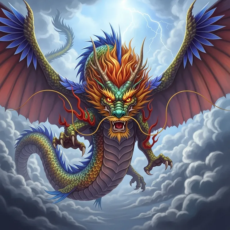 Majestic Asian Dragon Artwork | Exquisite Dragon Illustration