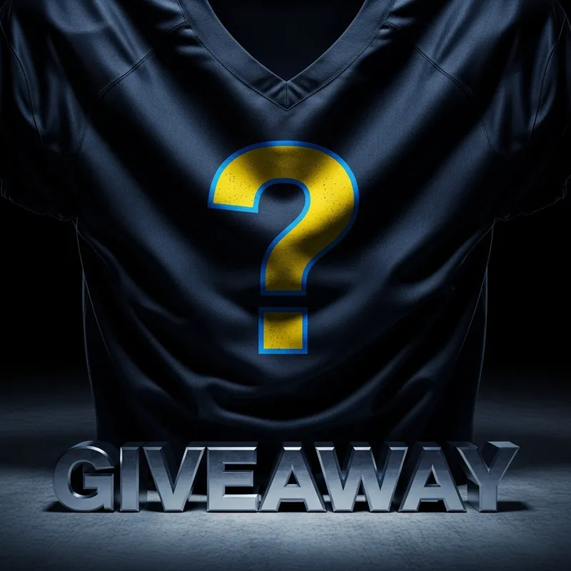Dramatic Football Jersey with 3D 'GIVEAWAY' - Win Now!
