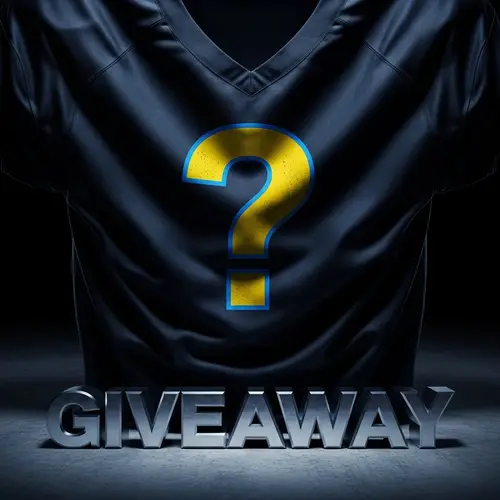Dramatic Football Jersey with 3D 'GIVEAWAY' Symbol