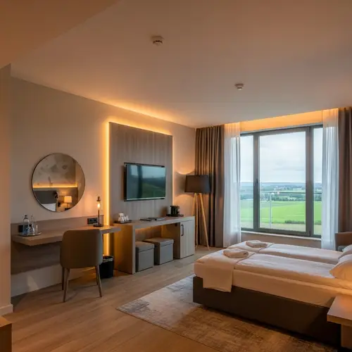 Luxury Modern Room in 4-Star Hotel | Serene Wellness Resort