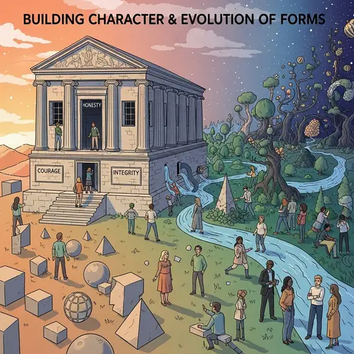 Building Character & Evolution of Forms: Architectural Illustration