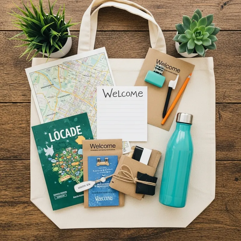 Heart-Warming Welcome Pack on Vintage Table