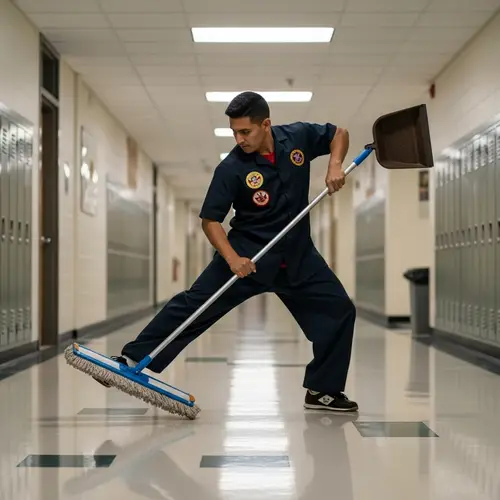 Kung Fu Janitor: Mastering Balance & Cleanliness