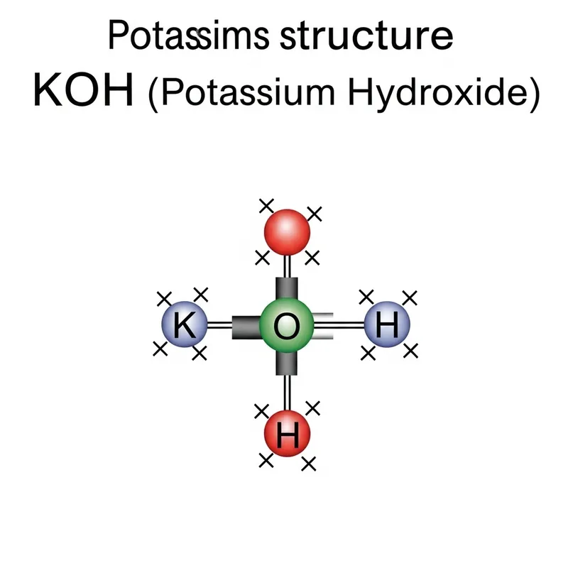 Lewis Structure of KOH: Potassium Hydroxide Diagram