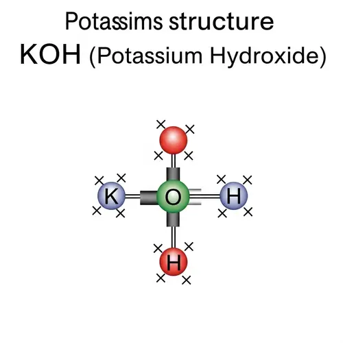 Lewis Structure of KOH: Potassium Hydroxide Diagram
