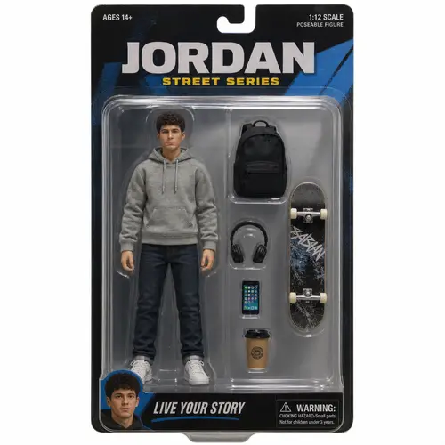 Collectible Action Figure - Young Man in Casual Wear
