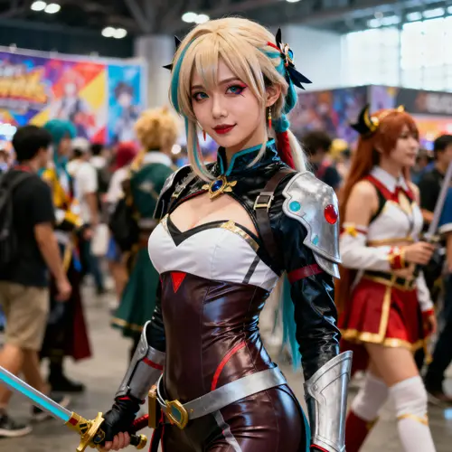 Sexy Cosplay Outfits at Convention - Professional Photography