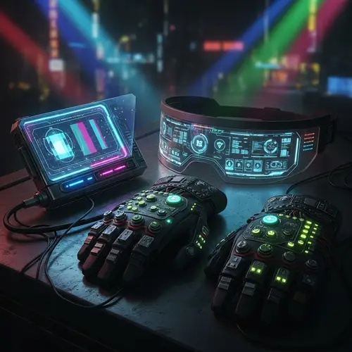 Cyberpunk Style Gadgets Collection | Futuristic Display & Accessories