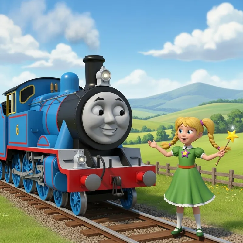 Thomas The Tank Engine Meets Star Butterfly