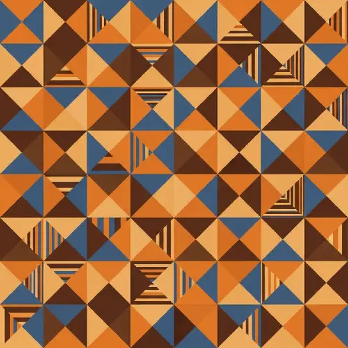 Unique Triangle and Square Tessellation Design