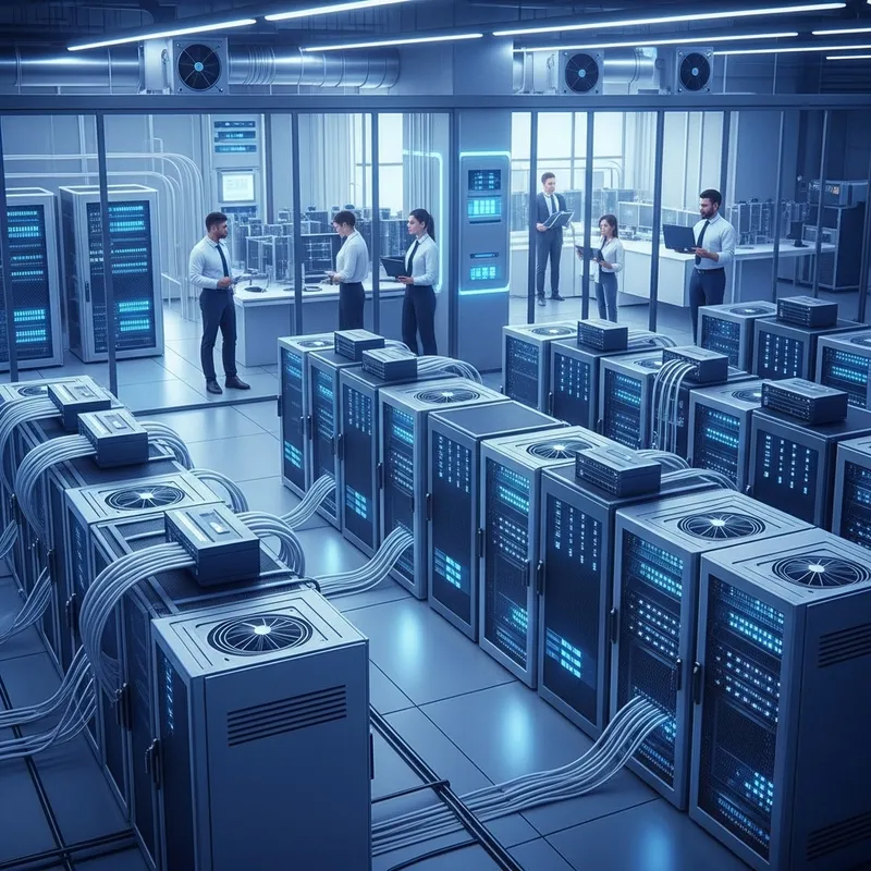 Futuristic Data Center Design | High-Tech Facility Innovation