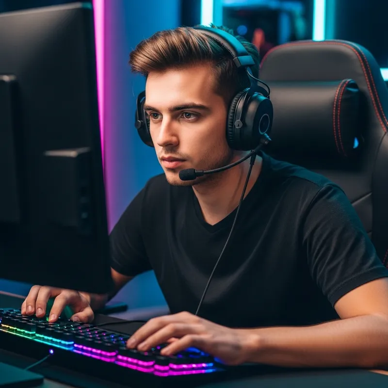 Pro Gamer | 22-Year-Old with Brown Hair & Eyes