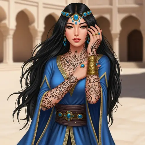 Princess Jasmine Tattoos: Realistic Middle Eastern Beauty