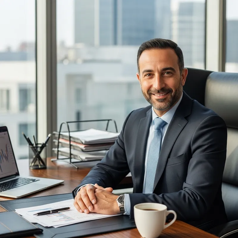 Senior Manager, 45-Year-Old Saudi Man | Professional Portrait Senior Manager, 45-Year-Old Saudi Man | Professional Portrait