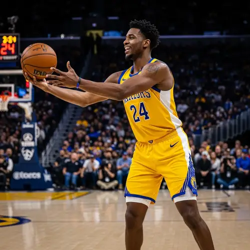 Kobe Bryant Warriors Uniform Action Shot
