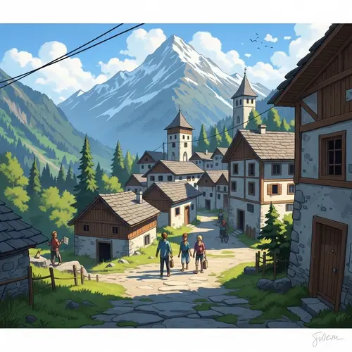 Quantum Physics and Daily Life in a Mountain Village