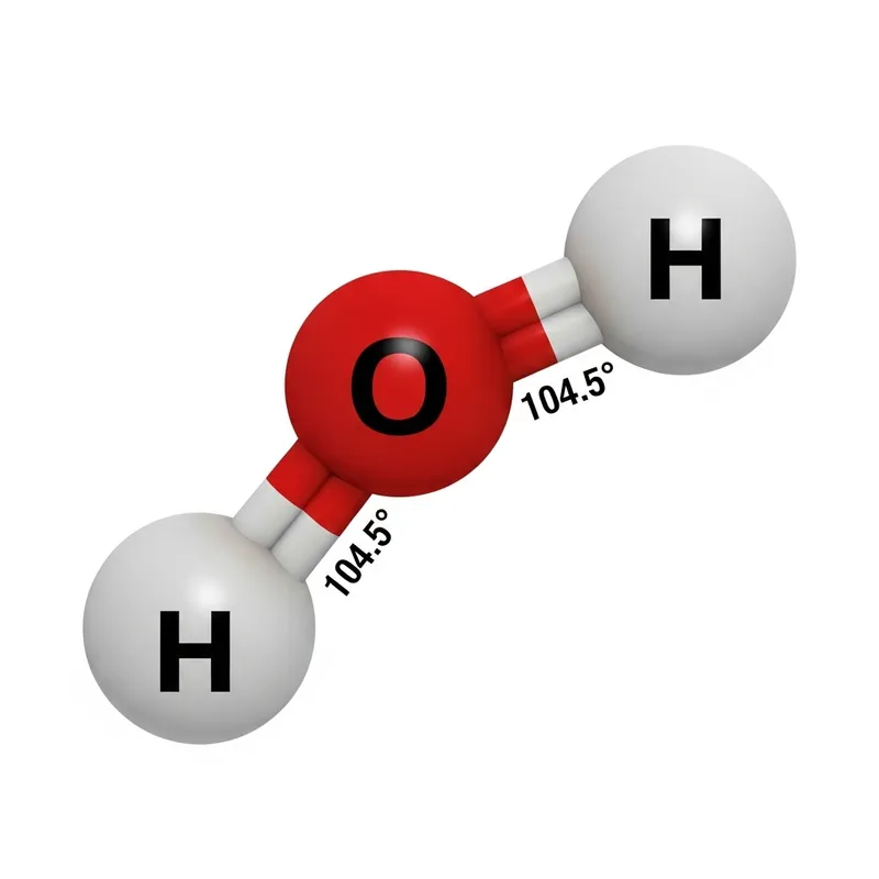 3D Model of Single Water Molecule 3D Model of Single Water Molecule