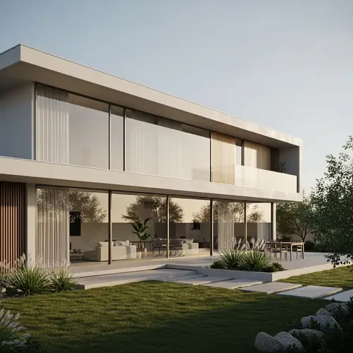 Minimalist House Design | Clean Lines & Neutral Colors