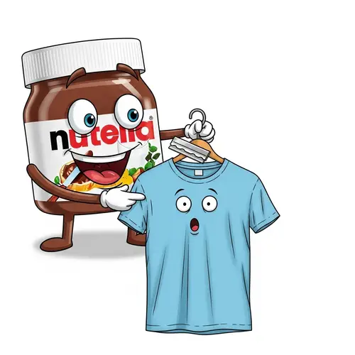 Happy Nutella Shaves T-Shirt: Unique and Vibrant Scene