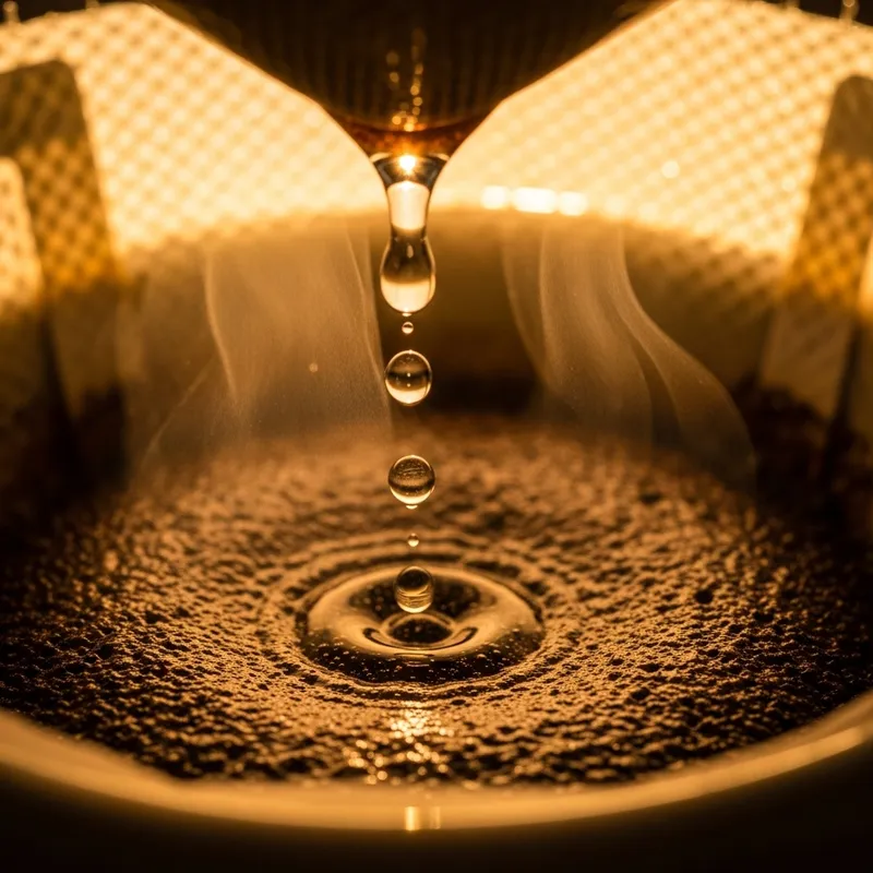 Intricate Details of Drip Bag Coffee Brewing Process