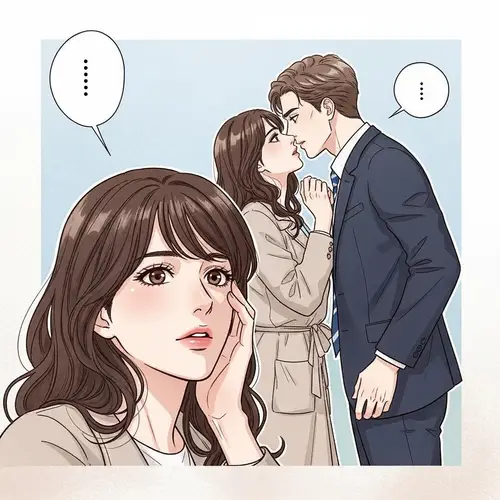 Romantic Comic Strip Story