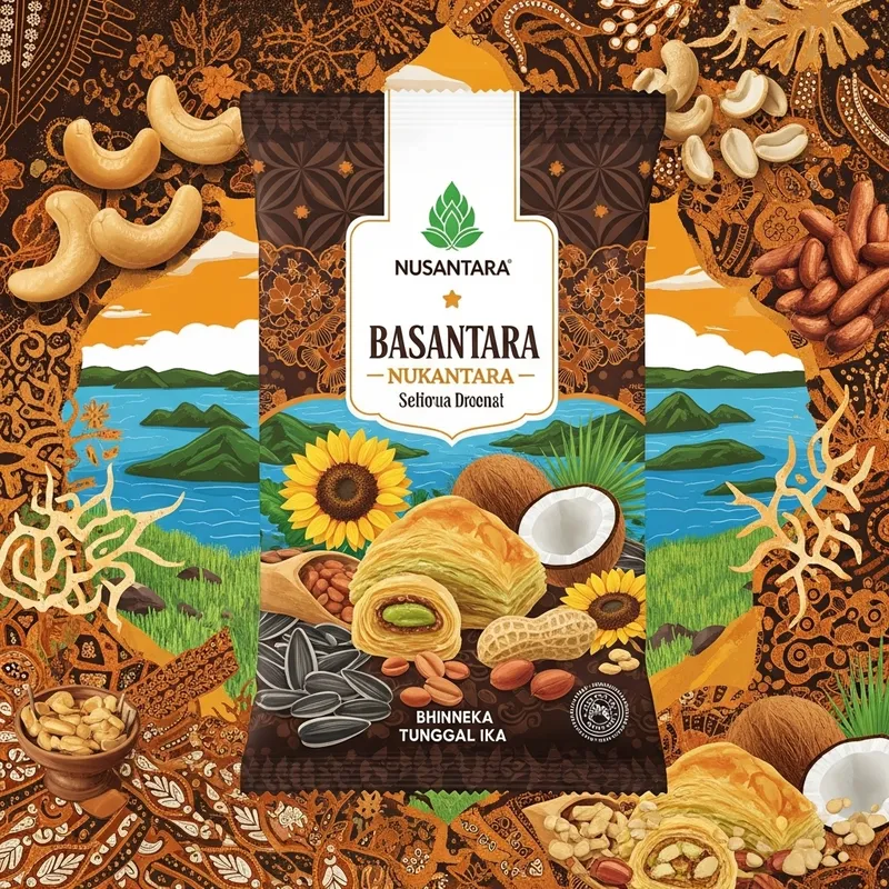 Nusantara-inspired Baklava Packaging Embracing Indonesian Heritage