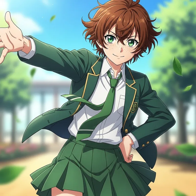 Midoriya Izuku: Anime Protagonist from Yatla High School