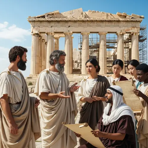 Greek Stoics: Ancient Life Wisdom Discussed by Diverse Philosophers