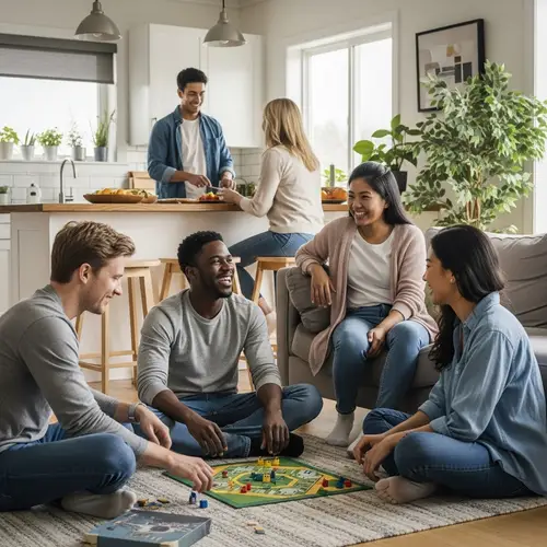 Multicultural Household Bonding Activities | Cozy Indoor Scene