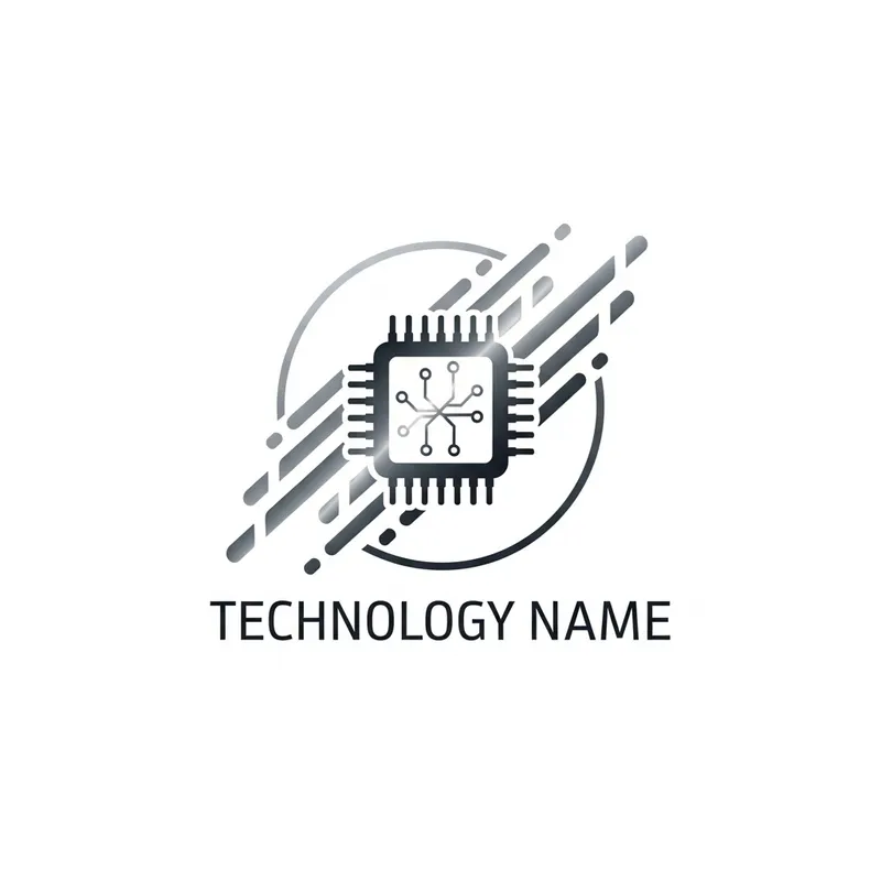 Modern Minimalist Technology Logo Design