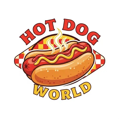 Hot Dog World: Creative Logo for Hot Dog Project