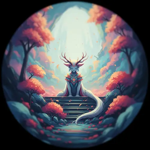 Sublime Mythical Creature in Dreamlike Setting | Fantasy Art