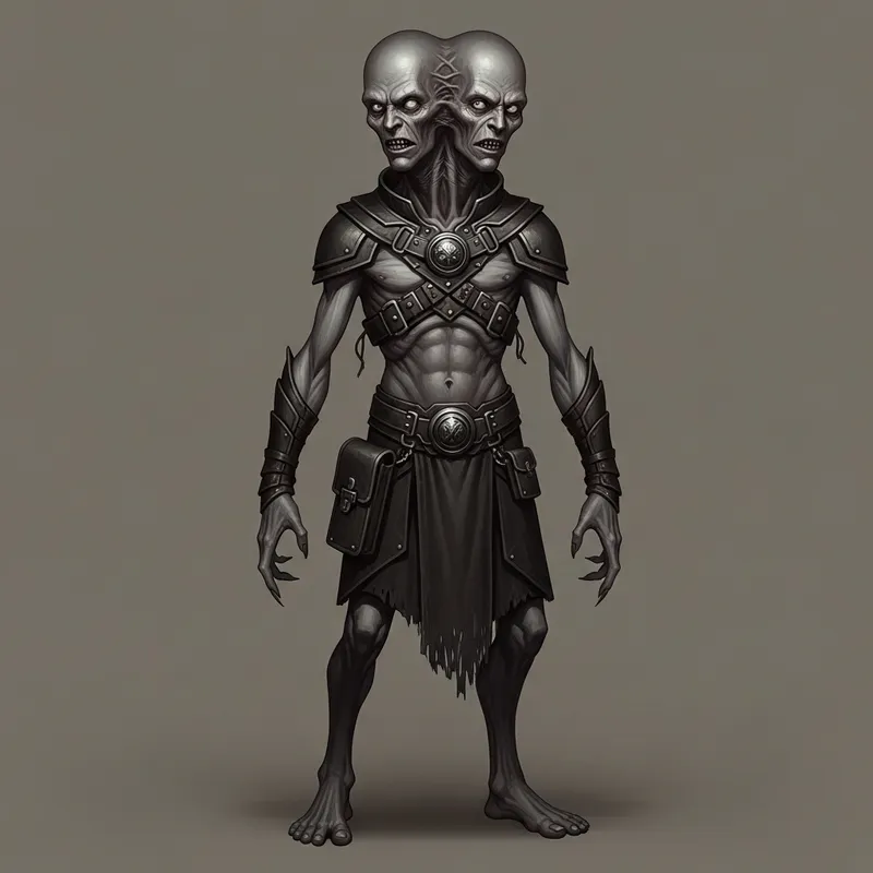 Two-Headed Humanlike Creature: Unveiling the Eerie Symmetry Two-Headed Humanlike Creature: Unveiling the Eerie Symmetry