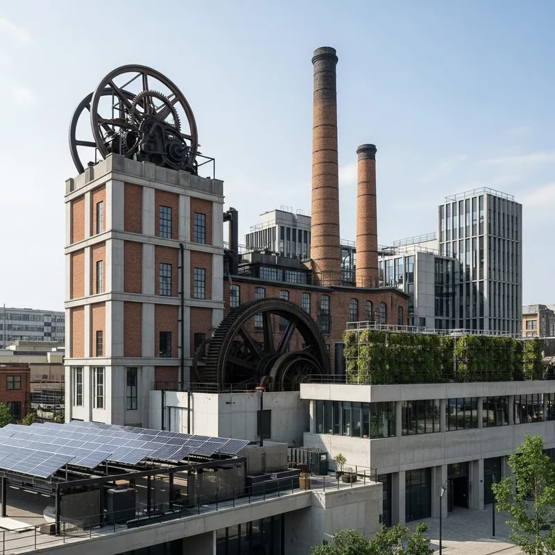 Timeless Fusion: Industrial Knowledge Park Design