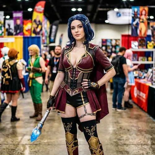 Sexy Cosplay Outfits at Convention - Professional Photography