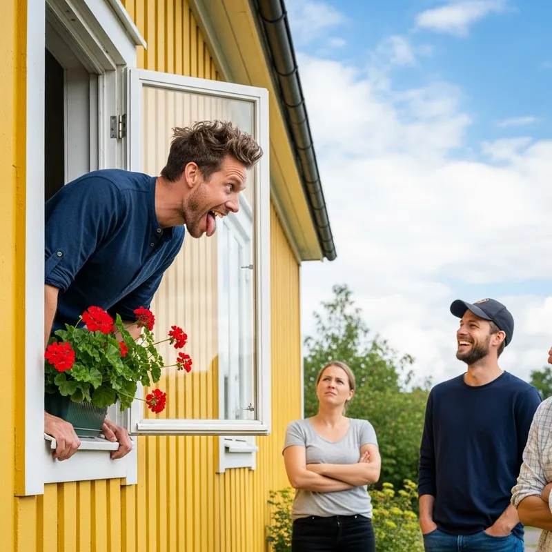 Freaky Tongue Neighbor: Playful Character Fun