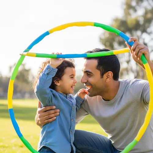Multicultural Family Fun with Hula Hoop | Diverse Parenting Activity