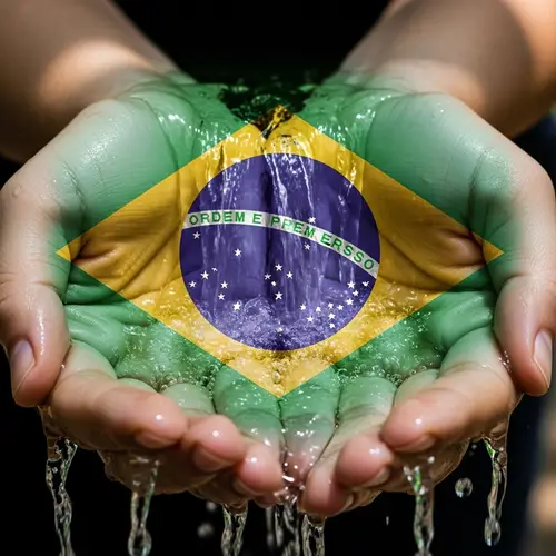 Patriotic Waterfall Flag Display | Inspiring Tribute Imagery