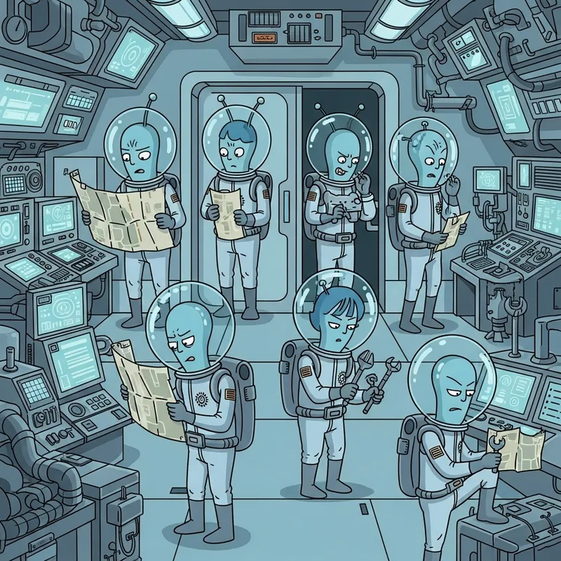 Among Us Cartoon Characters - Outer Space Illustration Among Us Cartoon Characters - Outer Space Illustration
